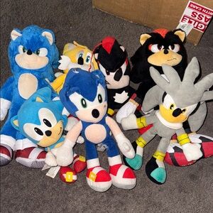 Sonic the Hedgehog Plush Toy Set - Multicolor
